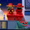 Llavero Luminoso de Voz del Dios de la Riqueza Pareja de Estudiantes Divertido Descompresión Estilo Chino Pequeño Colgante de Bolsa Decoración del Dios de la Riqueza