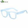 Inspección completa transfronteriza artesanía de tirar arena color caramelo marco grande gafas para presbicia clase en línea espejo para teléfono móvil y computadora espejo de lectura para mediana edad y ancianos