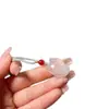 Pingente de Raposa Pequena de Calcedônia para Atração de Amor e Boa Sorte, Disponível em Várias Cores, Corrente para Clavícula Feminina, Fornecimento para Mercado de Transmissão ao Vivo