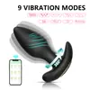 Control remoto inalámbrico tapón anal posterior APP balanceo rotación torsión vibración orgasmo masturbación masajeador AliExpress al por mayor