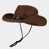 Estilo Vacacional Artístico Retro Decorativo de Cinturón Cruzado Sombrero para el Sol Transpirable para Hombres y Mujeres Verano al Aire Libre Sombrero de Paja Panamá