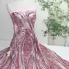 Vestido de Noche Bordado con Lentejuelas Personalizable Tela para Vestido de Boda Chaqueta Bordada con Chips Lista para Usar Tela para Falda de Alta Definición