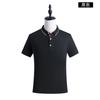 Polo de Trabalho de Manga Curta com Lapela de Algodão Mercerizado Fresco, Feito Sob Medida, Camiseta Cultural de Publicidade, Camiseta com Logotipo Bordado e Estampado