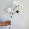 Peonía de boda flor artificial rosa decoración de boda ramo artificial fila de flores guía de camino decoración de flores Peonía artificial