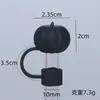 Tapa para Popote Stanley 10mm Diámetro Grande PVC Popote Suave Tapa Muñeco de Dibujos Animados Tapa Antipolvo Mayoreo