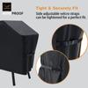 Cubierta de Parrilla Exterior Transfronteriza Cubierta de Protección Solar de Poliéster Cubierta de Horno Impermeable a Prueba de Viento Cubierta de Barbacoa UV Cubierta para Polvo