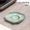 Posavasos de titanio 99% de alta calidad soporte para taza de titanio de pino y loto ceremonia del té estilo japonés regalo juego de té kung fu creativo aislamiento térmico venta al por mayor