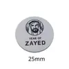 Modelo Quente Transfronteiriço Oriente Médio Emirados Árabes Unidos Retrato do Rei Senhor Esmalte Pintado Emblema Adesivo para Celular Pronto para Entrega