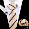 Corbata de Negocios para Hombre Pañuelo de Bolsillo Traje Vestido Banquete Camisa Rojo Negro Polo Lunares Cuadros Corbata de 8cm