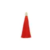 8cm capuchón de metal borla pequeña borla abanico colgante marcapáginas borla ropa accesorios para el cabello borla accesorios decorativos al por mayor