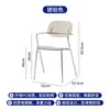Silla de Comedor Transparente Acrílica Escandinava Ins para Apartamento Pequeño Hotel Escritorio Respaldo Sillón Silla de Diseñador Red Social