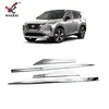 Adequado para Nissan 22-23 X-Trail Carro Modificado Tiras de Acabamento Anticolisão de Porta Tiras Decorativas Galvanizadas Especiais para Carroceria Anti-Risco