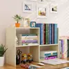 Estante de Mesa Porta-Livros Simples para Uso Estudantil Estante Retrátil Suporte de Armazenamento para Mesa de Escritório Estante para Dormitório