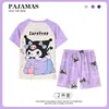 Pijamas de Verano de Algodón Imitación para Niños Pantalones de Manga Corta Niños y Niñas Ropa para Bebé con Aire Acondicionado Niños Grandes Traje Ropa para el Hogar para Padres e Hijos