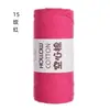 Hilo de Algodón Hueco de 2 mm para Bolsas de Ganchillo DIY Bolsa Tejida a Mano Sombrero Hilo Redondo Tipo Perla Lana