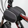 Bolsa para Bicicleta, Bolsa para Tubo Frontal, Accesorios de Herramientas de Reparación, Bolsa para Sillín, Equipo de Ciclismo, Bolsa para Teléfono Móvil de Bicicleta de Montaña, Bolsa para Tubo Superior