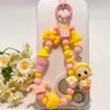 Nueva Creativa Genuina Serie de Cono de Helado Pop Mart SullPanda Dopamina Dulce Cadena para Teléfono
