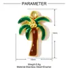 Collar Colgante de Acero de Titanio para Mujer con Diseño de Cangrejo Pescado con Goteo de Aceite Temática Oceánica, Accesorios de Joyería de Acero Inoxidable con Medusa de Resina