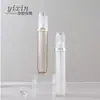 Frasco de Creme para Olhos Octogonal com Rolo de Pontos 15G20G Frasco de Creme para Olhos Acrílico Rolo Massageador para Olhos Frasco Vazio de Camada Dupla