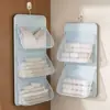 Artefacto de Almacenamiento de Ropa Interior de Dormitorio Calzones Bolsa de Almacenamiento de Ropa Interior Bolsa Colgante Estilo Cremallera Armario Red de Almacenamiento para Sujetadores Calcetines