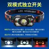 Linterna frontal con sensor inteligente, súper brillante, batería de litio de larga duración, luz para pesca nocturna, linterna frontal ligera y pequeña para exteriores
