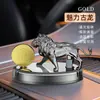 Adorno de León Nuevo Modelo Difusor de Fragancia para Coche Alimentado por Energía Solar Eliminación de Olores del Interior del Coche Fragancia Perfume para Coche Decoración de Coche
