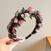 Tiara Infantil Super Fada de Rede com Dentes Estilo Pastoral Francês Organizador de Cabelo Frizado para Meninas Tiara Antiderrapante Não Puxa o Cabelo Presilha de Cabelo