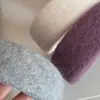 Diadema de Tela de Lana de Ala Ancha para Mujer, Accesorio de Lujo de Alta Gama para el Cabello, Diadema Versátil para Lavarse la Cara, Accesorio para el Cabello de Diadema Alta