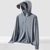 Camelo Hjcamel Roupa de Proteção Solar Outdoor Feminina Seda Gelo Novo Verão Leve Anti-UV Respirável Jaqueta Roupa de Pele
