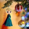 Colgante Decorativo de Princesa Navideña Transfronterizo Colgante Plano de Acrílico de Dibujos Animados Muñeco Colgante para Árbol de Navidad Decoración Infantil Colgante