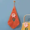 Toalla de mano suave absorbente linda caricatura toalla colgante secado rápido para secar manos tipo colgante baño toalla de mano cocina