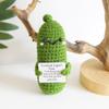 Tarjetas Inspiradoras para Muñecas de Ganchillo, Pepino de Hilo Tejido a Mano, Pera, Papa, Adornos Lindos, Artículos Populares de Venta Transfronteriza