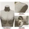 Loja de roupas de alta qualidade renda lingerie sutiã push-up manequim de meio corpo adereço para vitrine de roupas femininas