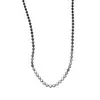 XL38 estilo coreano estilo INS simples tudo-em-um S925 corrente de contas planas de prata joia de corrente de clavícula feminina de design de nicho da moda