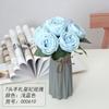 Flor de Imitación Rosa Europea Novia Boda Flor de Mano Ramo de Mesa Rosa 7 Letras a Mano Rosa Concubina Imperial