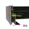 Kabu Perfil de Caixa de Luz Filme Suave UV Placa de Publicidade LED Sem Moldura Liga de Alumínio Coluna de 6cm Prata Branca Revestimento
