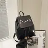 Mochila pequena casual para mulheres 2026 novo modelo bolsa transversal bolsa de ombro dupla versátil estilo faculdade bolsa de ombro única da moda