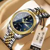 Reloj para Hombre Binbang Resistente al Agua Calendario Moda Gama Alta Nuevo Estilo Coreano Marca Reconocida Reloj de Cuarzo Luminoso para Hombre