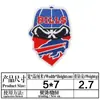 Yaxiu Nuevo Parche Bordado NFL Parche de Tela Deportiva Máscara de Fútbol Americano Parche Bordado para Ropa Bolsa Parche Parche
