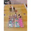 Armário de Exposição Squeeze para Casa Armário de Armazenamento de Unhas Grão Cosmético Artesanal Tipo Gaveta Armário de Arquivos A5 com Rodas