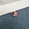 Cor Doce Desenho Animado Fofo Laço Morango Botão de Resina Suéter Infantil Cardigan de Tricô Botões Decorativos Costurados à Mão