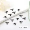 Acessórios de Liga de Metal para Nail Art Estilo Gótico Mais Vendidos Transfronteiriços com Strass, Cruz, Morcego, Lua Crescente, Unhas 3D Usáveis Acessórios DIY