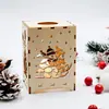 Decoração de Madeira de Natal Transfronteiriça Enfeites Recortados Artesanato Criativo DIY Feito à Mão Presentes de Natal Decoração de Feriado