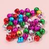 Campanita pequeña color cobre hecha a mano diy campana de Navidad colgante para mascota colgante accesorios para el cabello bolsa de material accesorios