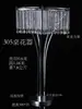 Adereços de Casamento, Suportes de Flores de Mesa de Cristal, Marcadores de Corredor de Acrílico, Castiçais de Gelo para Salão de Casamento, Ornamentos de Arte em Ferro, Decorações