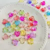 Estilo Antigo Bicolor Carimbado a Ouro Flor Irregular de Três Pétalas Feita à Mão DIY Presilha de Cabelo Estilo Antigo Grampo de Cabelo Acessórios de Joias com Contas
