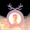 Conejo Caramelo Chica Caramelo Figura Caja Sorpresa Luz Despertador Creativa Adorno de Escritorio para el Hogar Juguete de Moda Figura de Resina Regalo