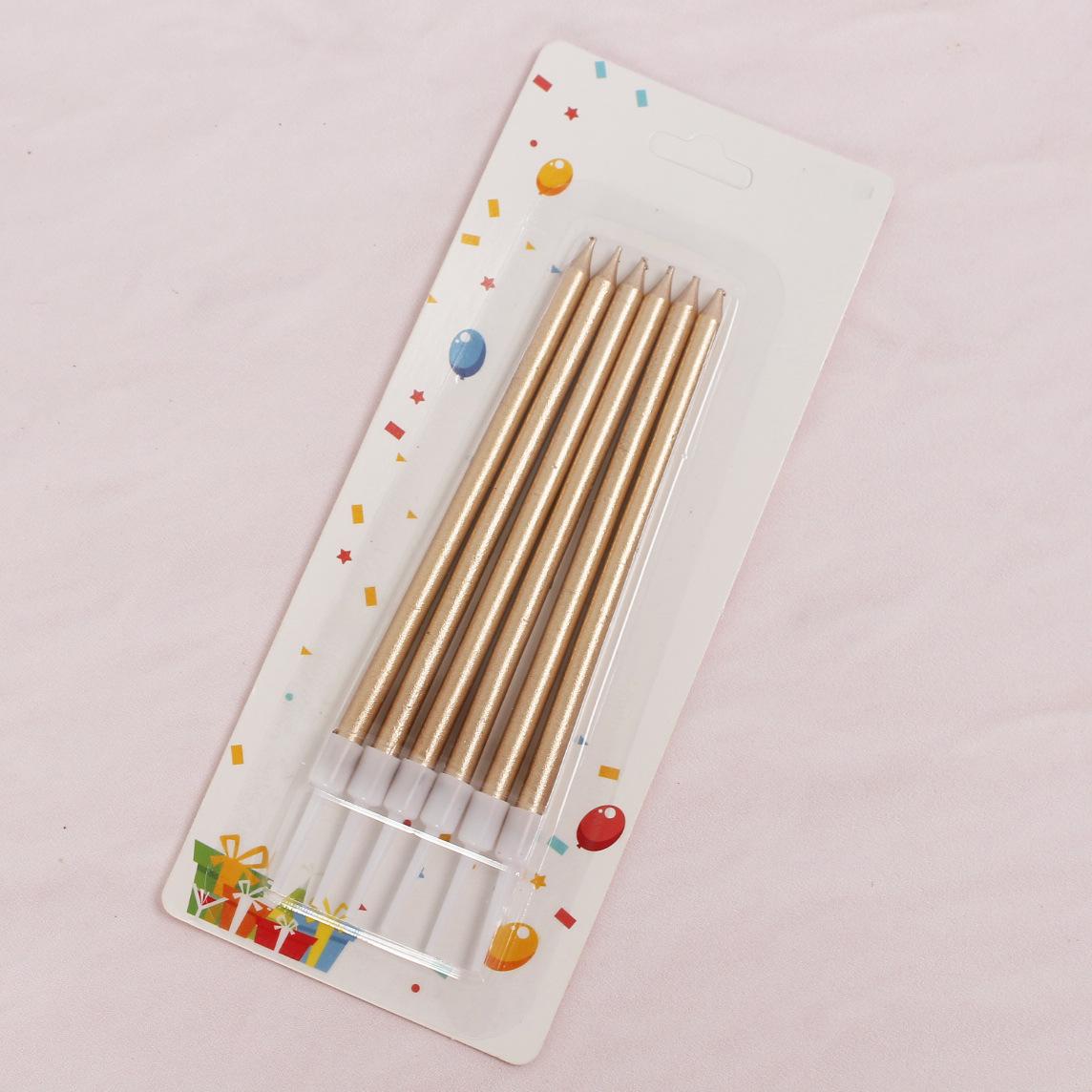 长金色直杆蜡烛玫瑰2