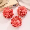 Flor Artificial Flor de Crisantemo Bola Borde Quemado Flor de Seda Flor Falsa Material para Manualidades DIY Boda Boda Decoración de Hogar Sala de Estar Cabeza de Flor