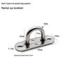 Simples (material metálico) aço inoxidável longo pendurado assento ventilador de teto gancho gancho saco de areia saco gancho candelabro venda quente